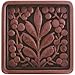 English Garden 1.375" Square Knob Finish: Antique Copper