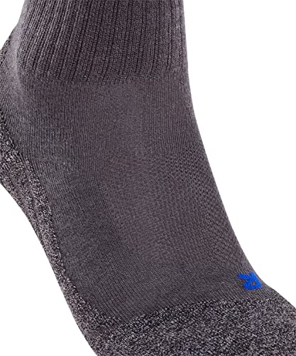 Image of Falke Unisex TK2 Short Cool Comfort Socks Asphalt Melange 39-40 (US Men's 6.5-7.5, Women's 8-9) One Size