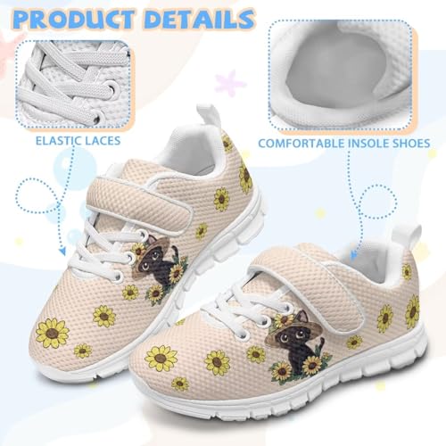 Girls Slip On Sneakers Cute Shoes for Kids Comfort Gym Tennis Shoes3