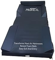 Vista 1 de ProHeal Funda de colchón de aire para cama de hospital con rieles de cama definidos, rieles de 36 x 80 x 6 x 3 pulgadas, rieles de cama