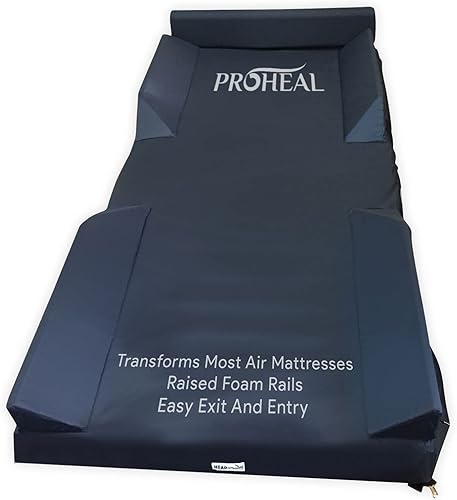 Funda de colchón de aire para cama de hospital con rieles de cama definidos, funda para rieles de cama para prevención de caídas, seguridad y