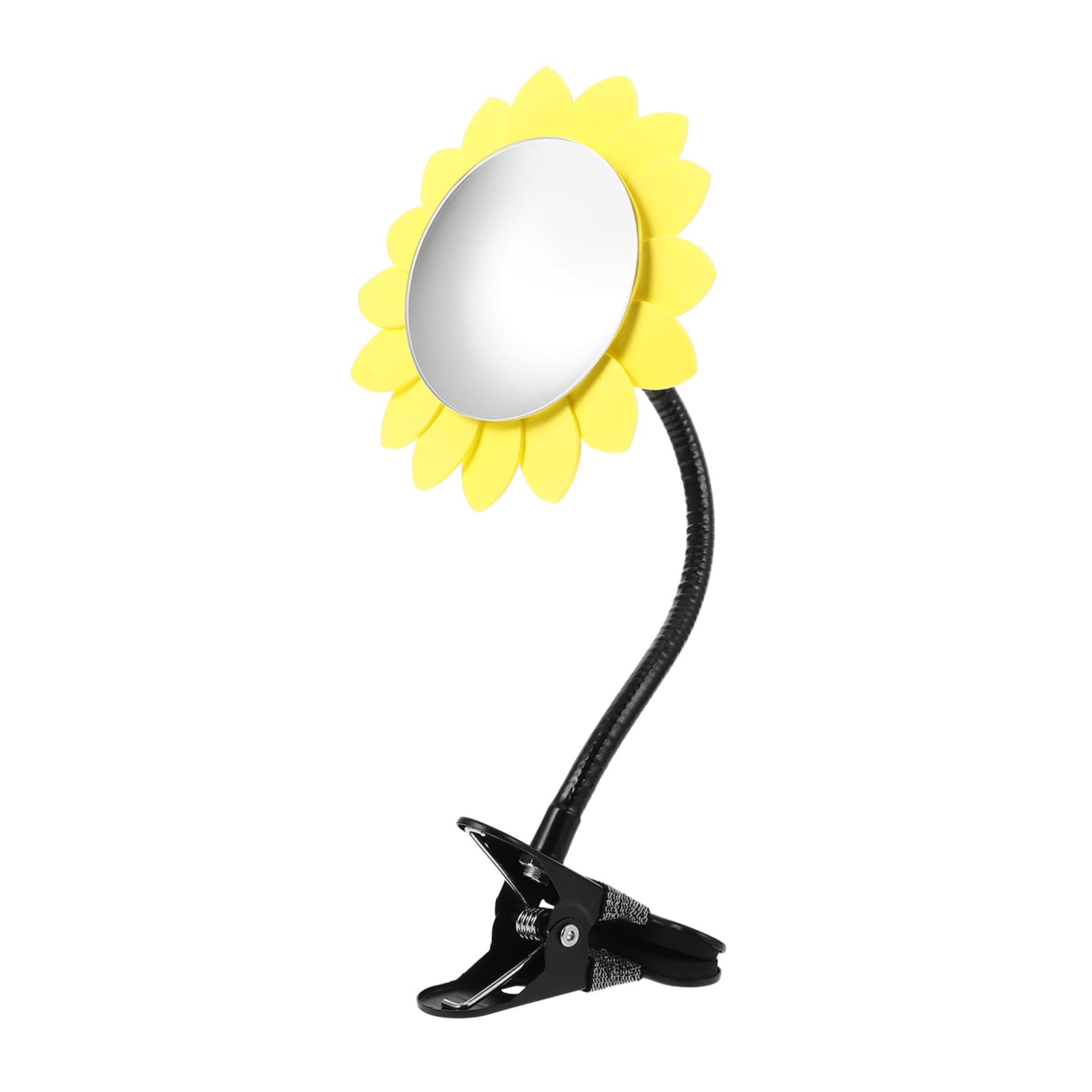 VILLCASE Clip on Security Mirror Desk Rearview Mirror Convex Mirror for Office Stroller Mirror Cubicle Mirror to See Behind You