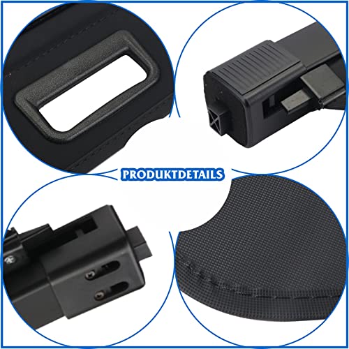 BONRYAN Frachtabdeckung für 2006-2011 W164 Mercedes Benz ML Serie Einziehbare wasserdichte hintere Schwarz Kofferraumabdeckung Laderaumabdeckung Rollo