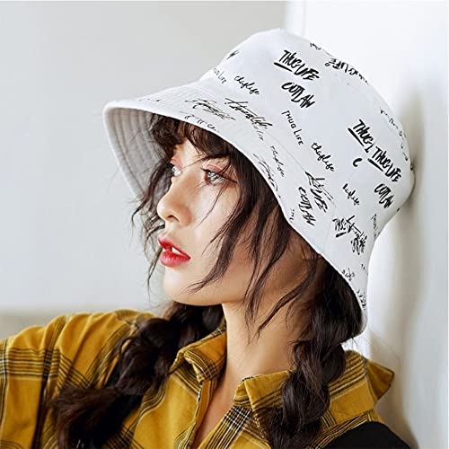 Image of Packable Reversible Printed Bucket Hat Unisex for Men Women Beach Fisherman Cap