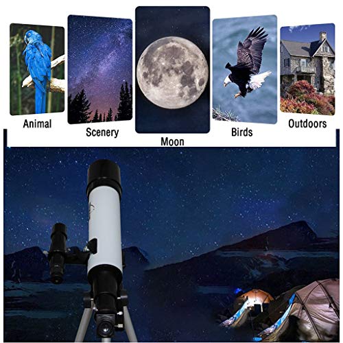 Telescopio Astronómico YXCKG Refractor 70mm con Trípode Ajustable miniatura 6