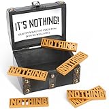 JULEASEL The Gift of Nothing - White Elephant Gifts for Men Who Want Nothing, Pirate Chest with 10 Golden Nothing, Funny Holiday Birthday Christmas Gag Gifts for Women Men