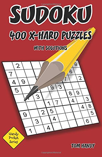 Sudoku 400 Extra Hard Puzzles With Solutions: A Handy Pocket Series Book: Volume 8