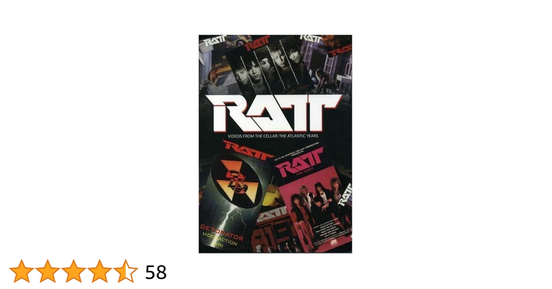 国内盤DVD！RATT / VIDEOS FROM THE CELLAR Ratt - Videos From The Cellar: The Atlantic Years (DVD, 2007