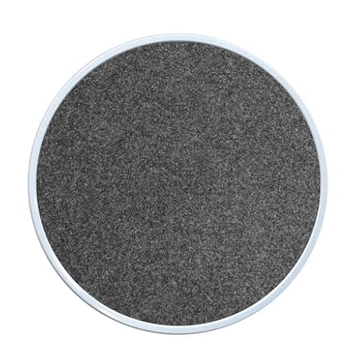 Almohadilla de fieltro Eco adecuada para mesita de noche Kartell Componibili Container redonda base (Shadow, 40 cm) | Ya disponible en tu tienda friki favorita! En mundofriki.es!