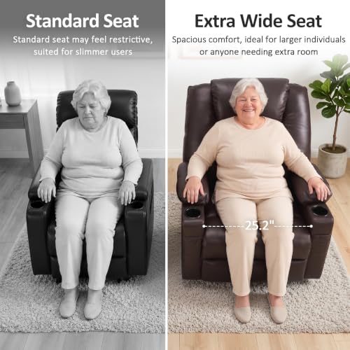 Image of MCombo Power Lift Recliner Chair for Elderly, Heat and Massage R7042