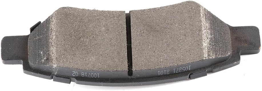 LSAILON [D1337] Rear Semi-Metallic Disc Brake Pads Set For Cadillac CTS 2008-2014,For Cadillac SRX 2010-2016,For Chevrolet Camaro 2010-2015 [4PCS]