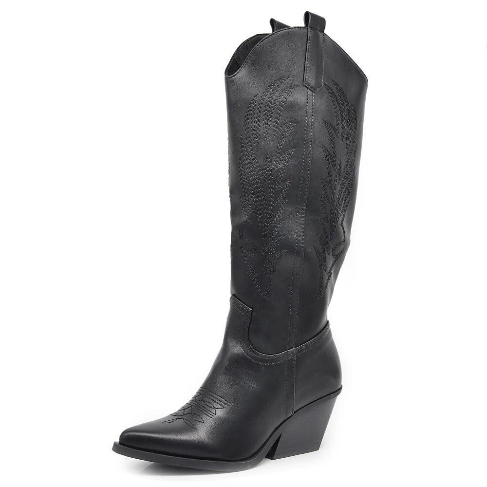 IF Fashion Stivali Cowboy Western Texani Scarpe da Donna A Punta Camperos LY80-12