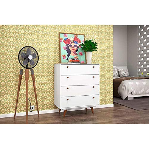 Cômoda Retrô Plus 4 GV Branco Acetinado