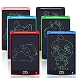 Yidedraw 6 Pack LCD Writing Tablet for Kids 8.5 Inch, Reusable Electronic Drawing Doodle Pad Learnin