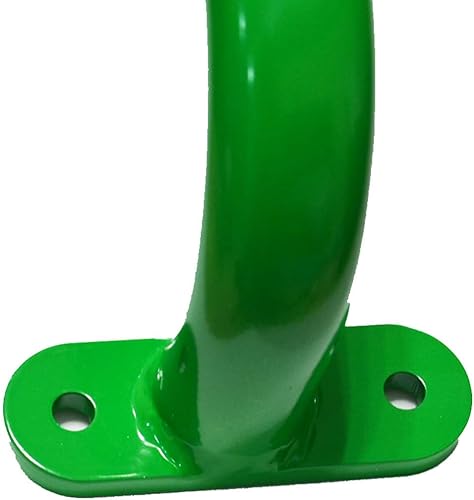 Miniatura 2 de Juego de 2 asas de metal de 17.2 pulgadas para patio de recreo, juego de 2 columpios para exteriores, barra de agarre para niños, barras de mono