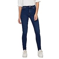 Only Onldruna Hw Skinny Dnm Pimbox, Jeans Donna