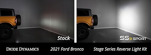 Miniatura 7 de Diode Dynamics Kit de luces de marcha atrás serie Stage compatible con Ford Bronco 2021-2023, soporte solo ninguno