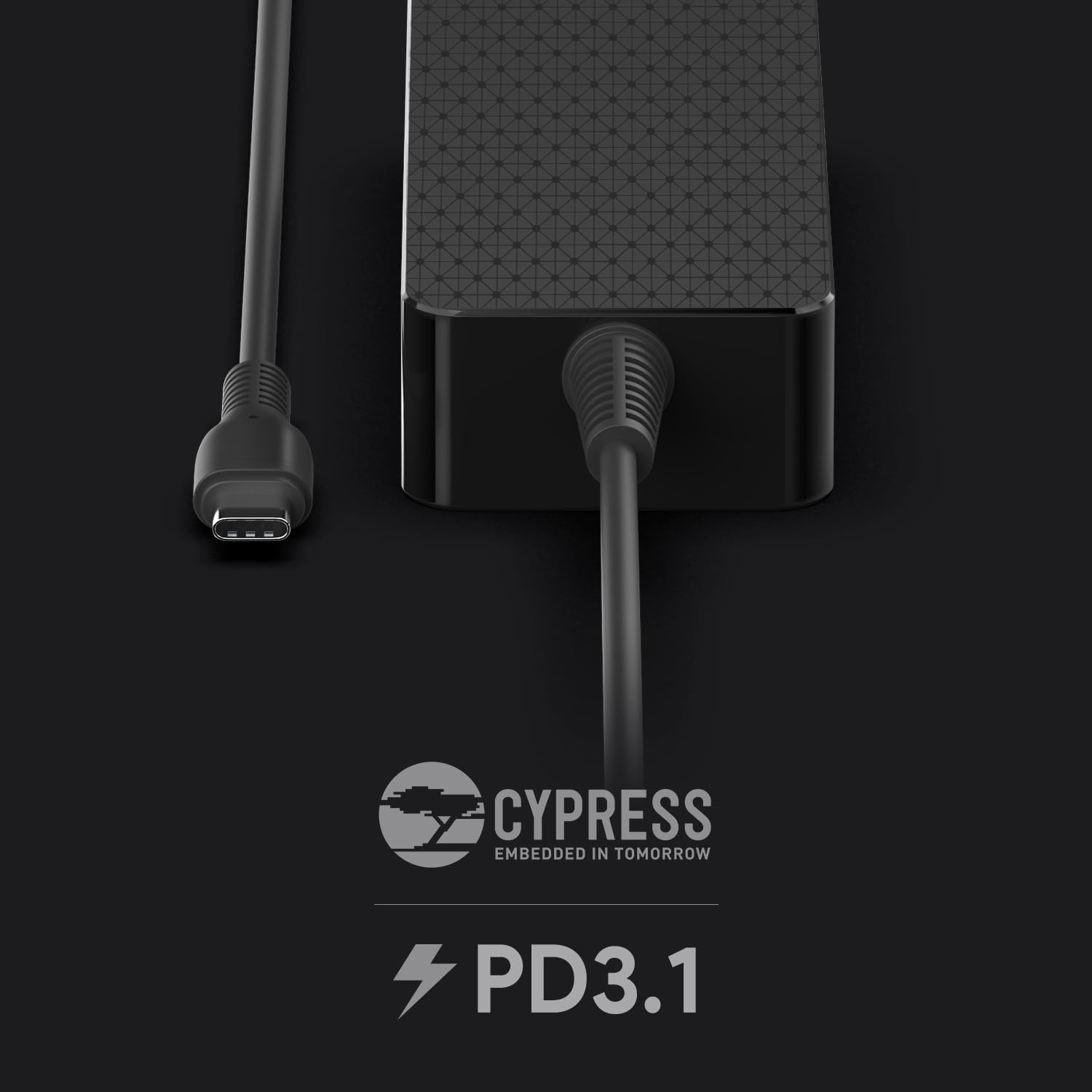 HKY 140W USB C Alimentatore PD3.1 MINI GaN per MacBook Pro 16"/ Air, per HP OMEN Transcend 14 Spectre x360, XPS 13, Samsung Galaxy, Asus, MSI Laptop 100W USB- C PD Fast Portatile Caricatore Veloce