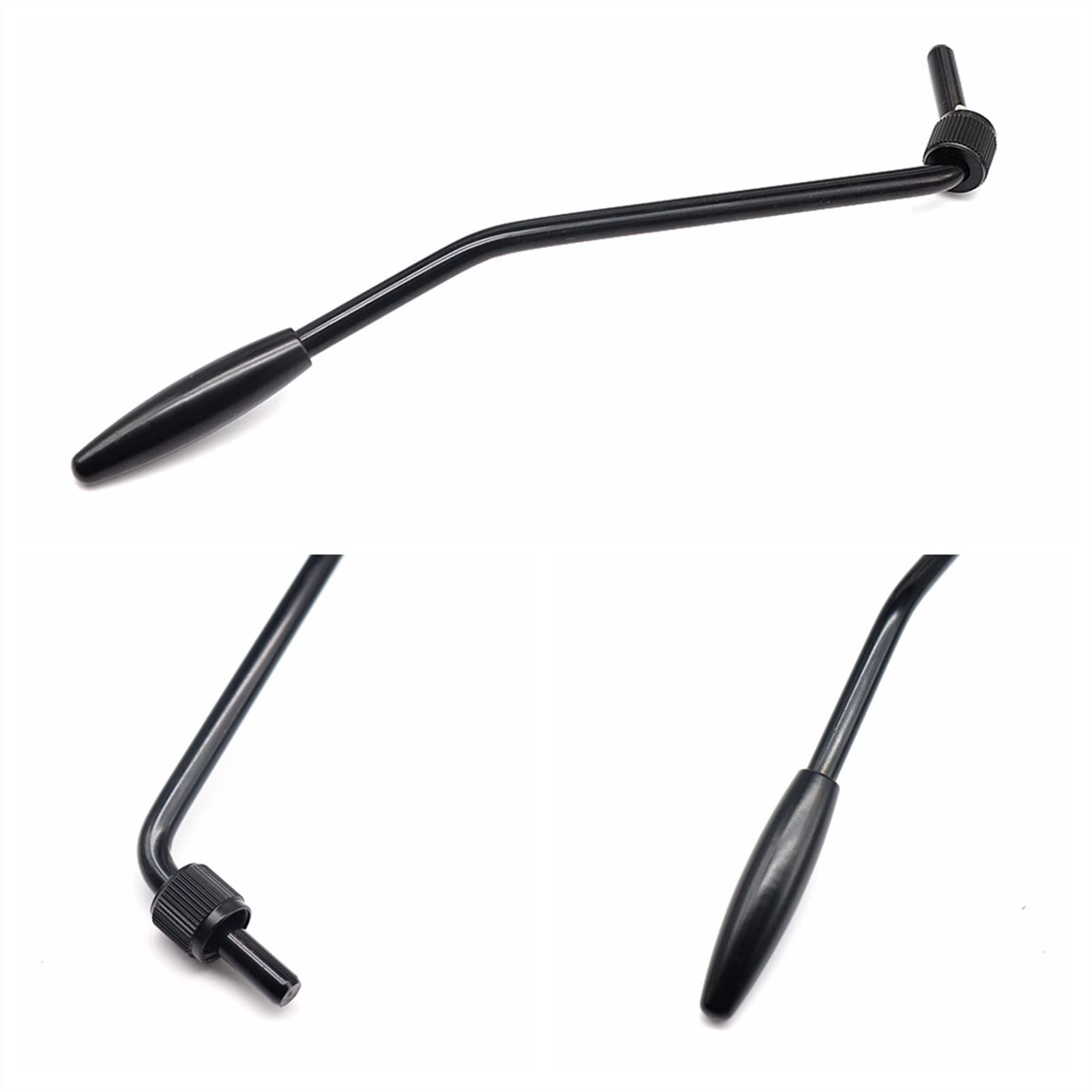 Parti di ricambio chitarra 1 Set Guitar Bridge Tarchpiece Roller Sella Per 6 Corde Per Chitarra Senza Testa Nero