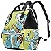 Desheze Borsa Per Pannolini Robot Dei Cartoni Animati Zaino Mamma Papà Borsa Neonato Multifunzione Zaino Da Viaggio 27x20x36.5cm