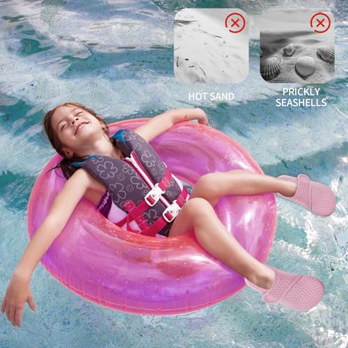 Image of Kids Boys Girls Toddler Water Shoes,Kids Swim Shoes Non Slip Quick Dry Beach Shoes,Barefoot Sports Aqua Socks Fast Dry for Beach Sports Outdoor
