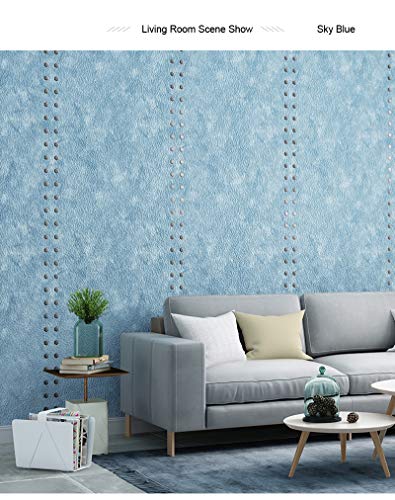 Prior.choice Rollo de papel pintado moderno de lujo de 10 x 0,53 m, de espuma de ante mate con textura en relieve para dormitorio, sala de estar, 1.73 pies de ancho x 32.8 pies de largo = 5.3 ㎡ (57