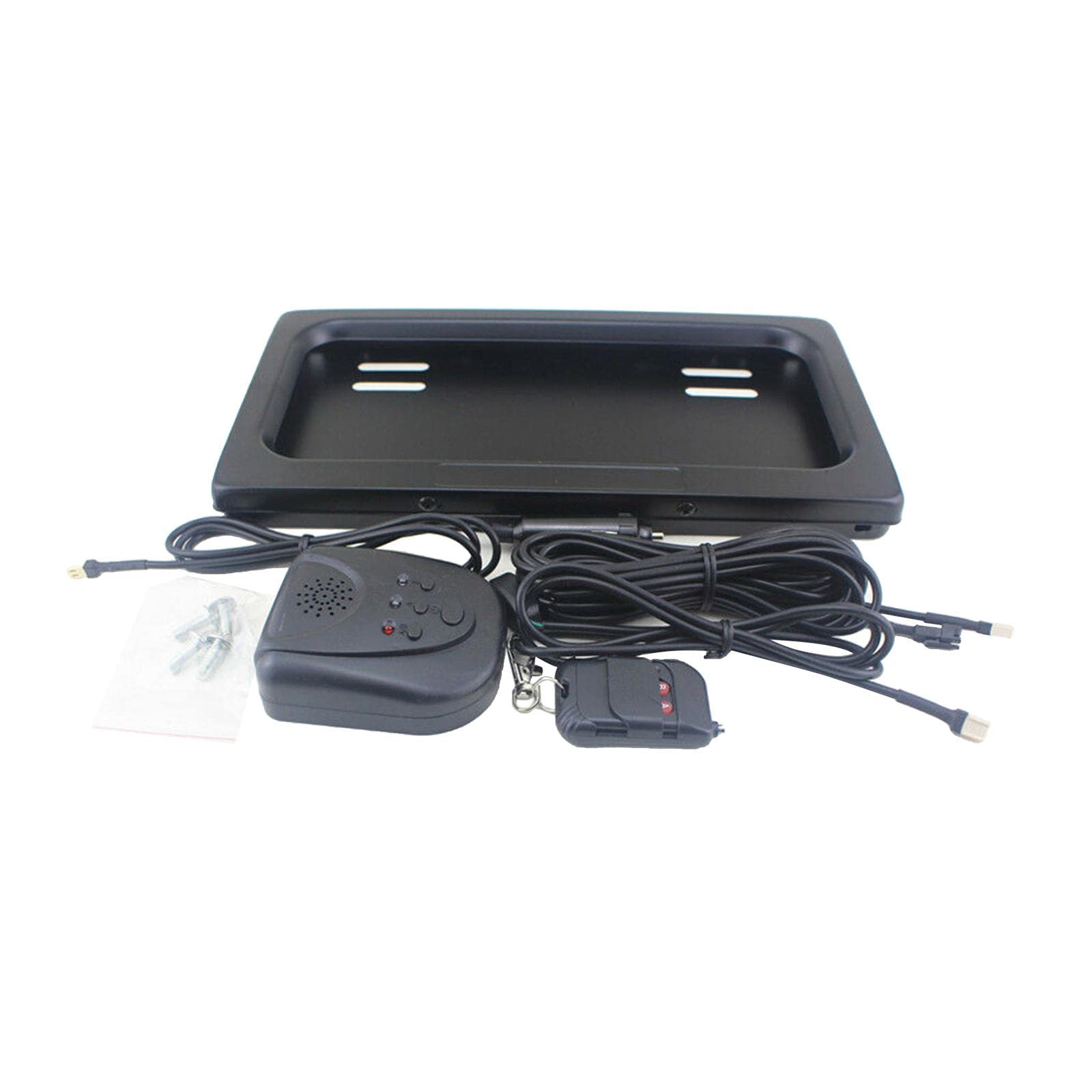 BNF® Hide-Away Shutter Cover Up Electric License Plate Frame W/Remote Control