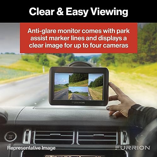 Image of Furrion Vision S Wireless RV Backup Camera System with 7-Inch Monitor, 1 Rear, Infrared Night Vision, Wide-Angle View, Hi-Res, Waterproof - FOS07TASM