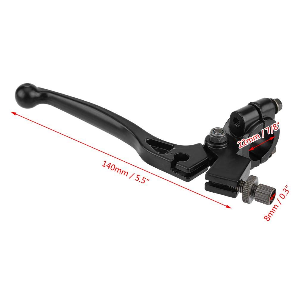 Jadeshay Leva Frizione Pieghevole 22mm 7/8in Universale Maniglia Sostituzione per 50CC-125CC Dirt Pit Bike