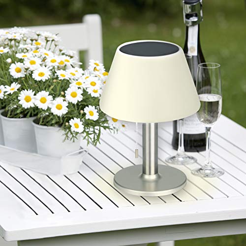 Lampe de table solaire LED avec 4 à 8 heures d'éclairage blanc chaud EASYmaxx - 4