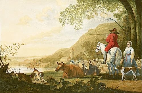 Toile Soirée paysage Aelbert Cuyp d'art portrait haut de gamme