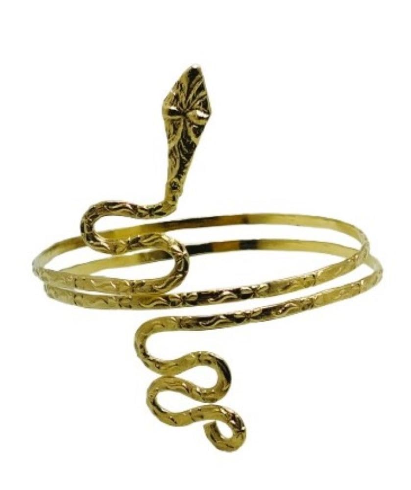Handcrafted Brass Anti Tarnish Gold Plated Single Wire Bajuband Armlet Kada Bangle Women traditional jewellery-image-41