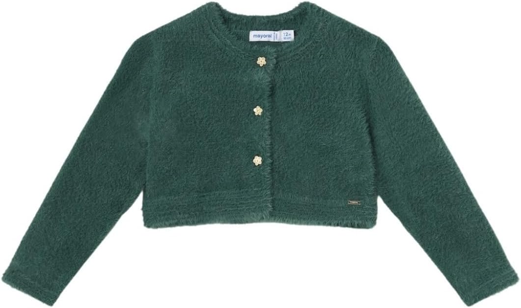 Mayoral Knitting Cardigan for Baby-Girls Bottle gre