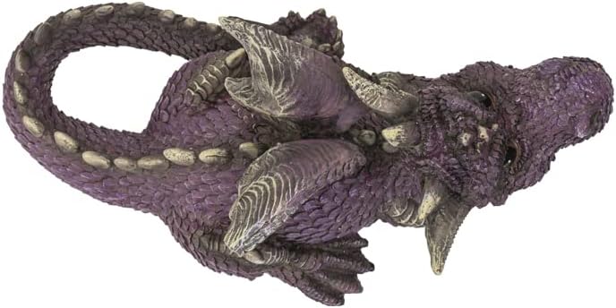 Miniatura 6 de Pacific Trading - Figura de dragón morado de 8.7 pulgadas