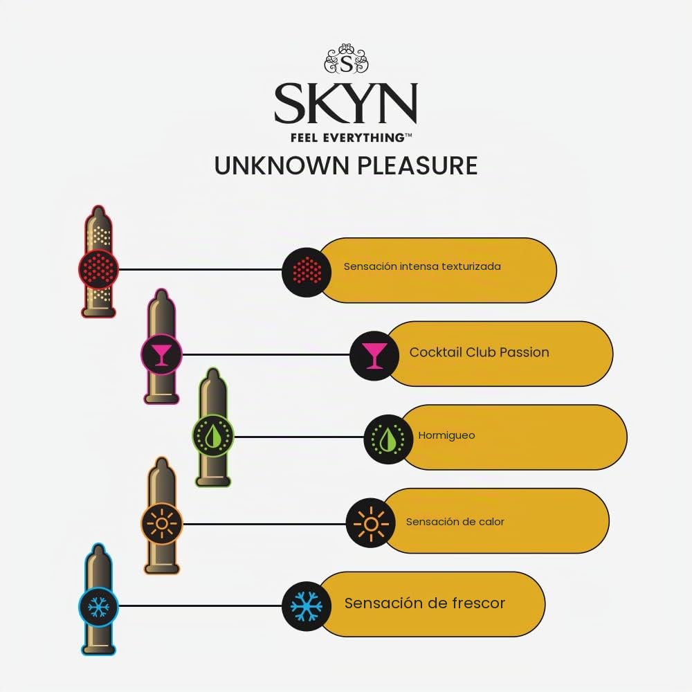 SKYN Unknown Pleasures 42 unidades de preservativos sin látex