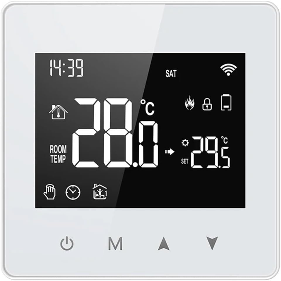Digital Thermostat. Smart Thermostat,Low Power Battery Water Gas Boiler Temperature Controller for Home(WiFi Version)
