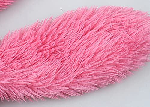 Beanie Hats For Women Cute Bunny Ears Faux Fur Winter Cap Rabbit Warm Skull Cap Ski Outdoor Slouchy Winter Coffee #TOP6