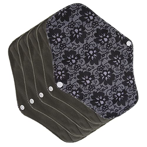 Washable Incontinence Pads, Reusable Menstrual Cloth Pads Incontinence Pads Leakproof Soft Use for Women for Menstrual Period(M05)