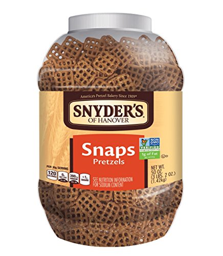 Image of Snyder's of Hanover Pretzel Snaps, 50 Ounce Canister