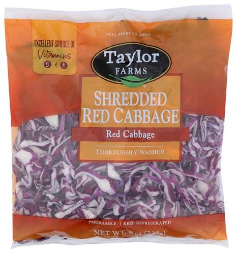 Taylor Farms Shredded Red Cabbage, 8 oz