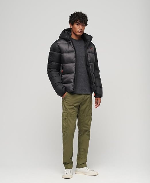 Giacca Imbottita Superdry Uomo | A Righe Colorate, Con Interno A Quadri | Modello Sportivo E Caldo - 2