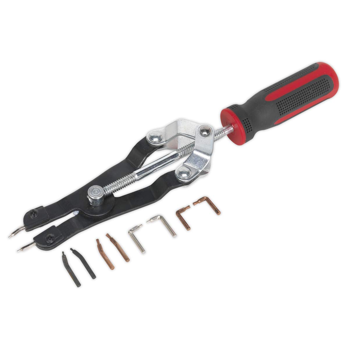 Sealey Multicoloured Ak8451 Circlip Pliers Professional Internal/External