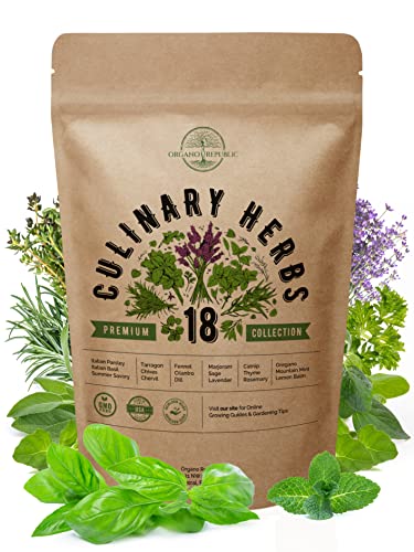 Organo Republic 18 Culinary Herbs Seeds...