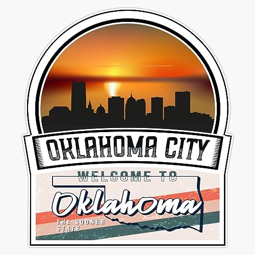 Magnet Oklahoma City Welcome To Oklahoma The Sooner State Oklahoma State And Cities Series -16 Magnet Vinyl Decal Sticker 5