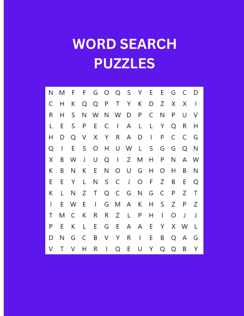 WORD SEARCH PUZZLE: High Frequency words