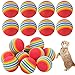 Bola de Gato,Regerly 20Pcs Bolas de Juguete para Gatos Bolas de Gato de Colores Suaves Gato Bola de Esponja de Espuma Suave para Perros y Gatos