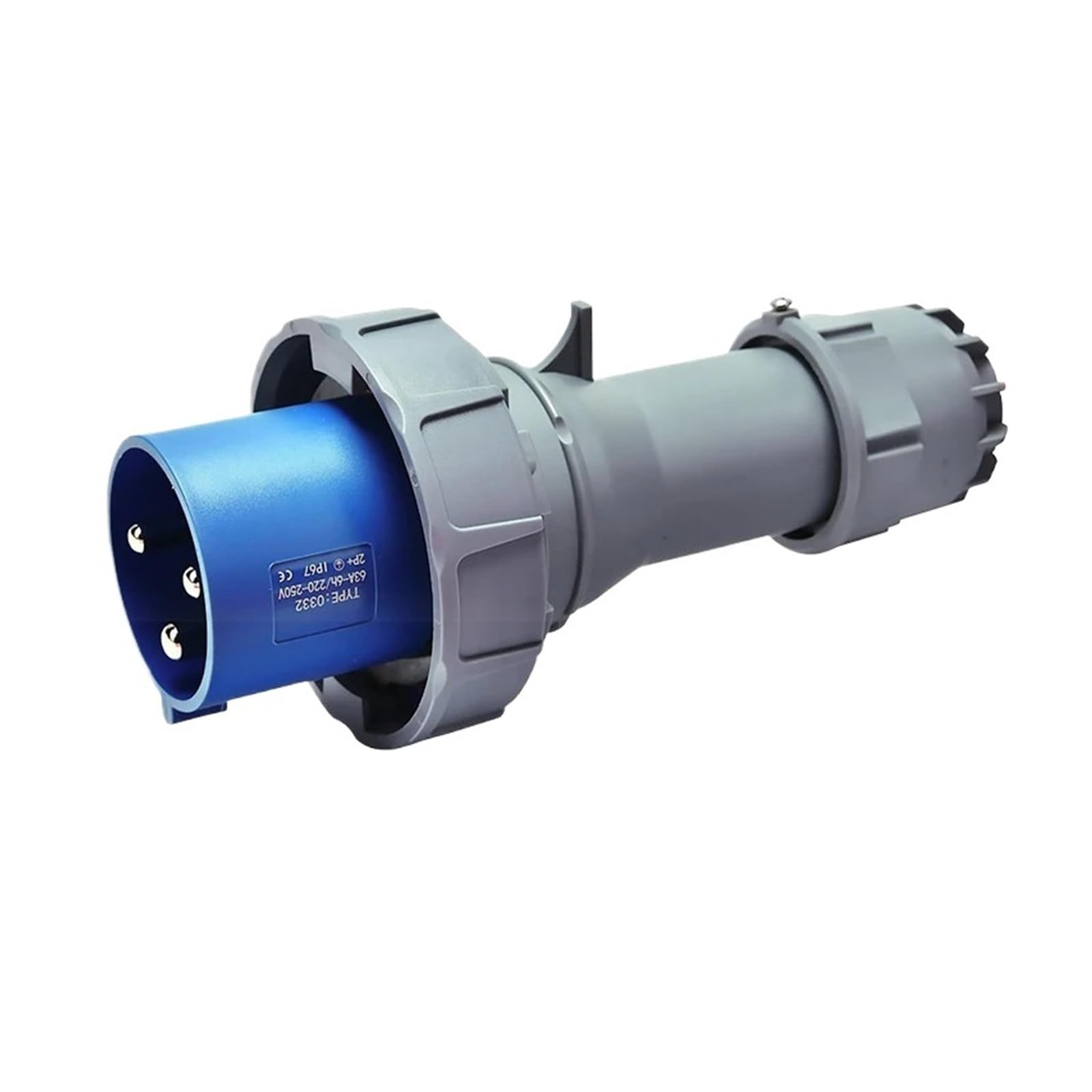 Connettore di alimentazione industriale impermeabile IP67 63A