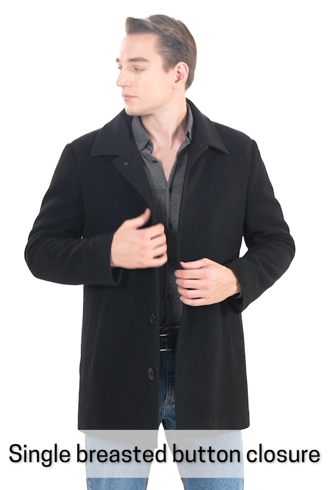 Amazon.com: BGSD Men Cole Wool Blend Single Breasted Walking Pea
