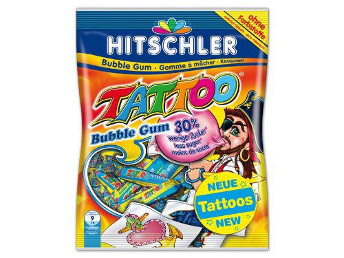 Hitschler Tattoo Bubble Gum 120g Amazon De Grocery