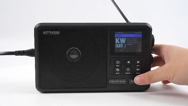 Retekess Radio portátil de onda corta TR626 con la mejor recepción